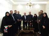 دیدار معاون رئیس‌جمهوری و رئیس بنیاد شهید و امور ایثارگران با خانواده معزز شهید خلج قاسم‌آبادی