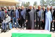مراسم تشییع و تدفین پدر گرانقدر خبرنگار شهید علیرضا افشار، برگزار شد