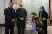 دیدار مدیرکل بنیاد شهید تهران بزرگ با همسر جانباز شهید «مهران عبدالمناف»