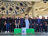 تشییع و تدفین پیکرهای مطهر پدر گرانقدر شهیدان پورزند و مادر گرامی شهیدان کاشفی
